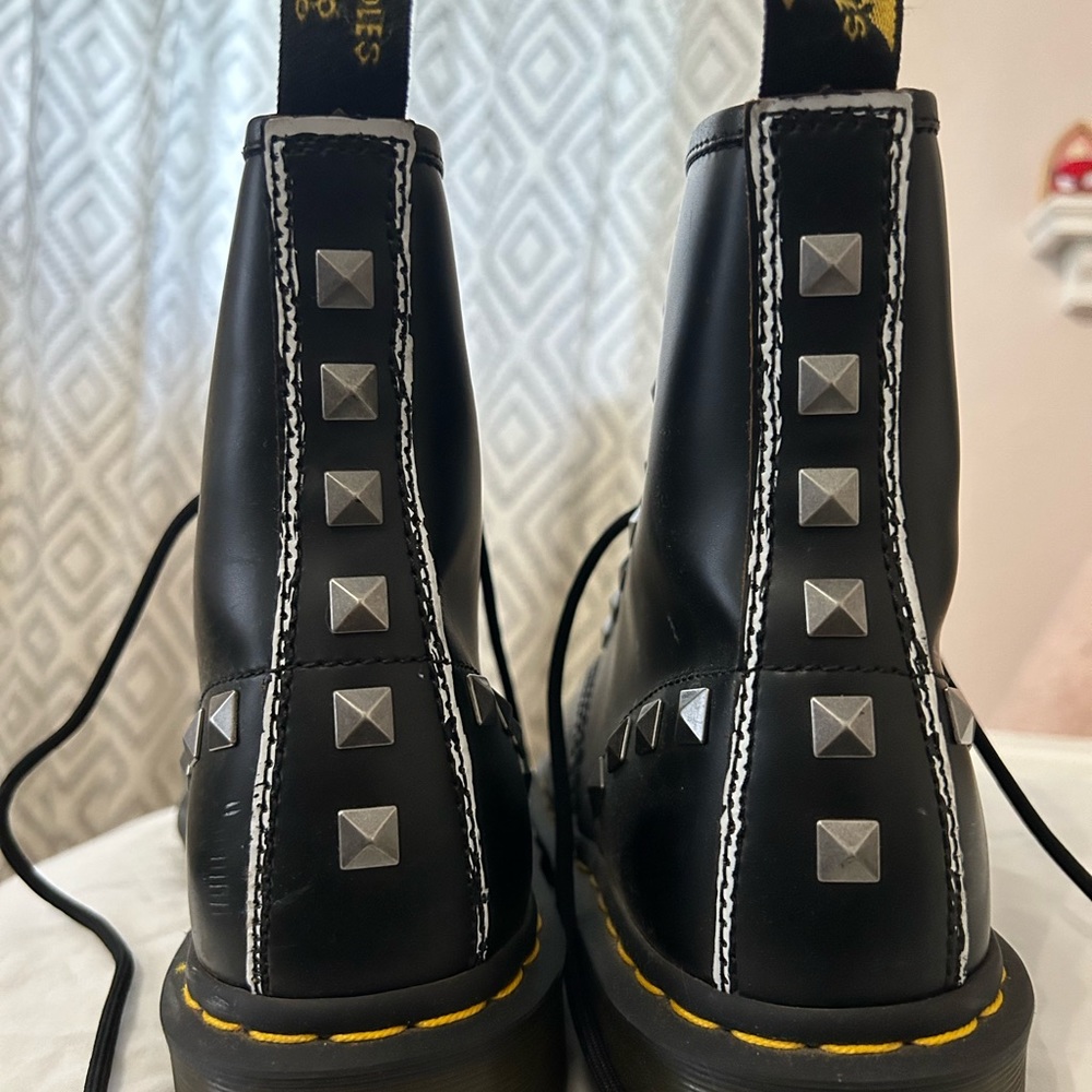 Black studded Dr. Martens